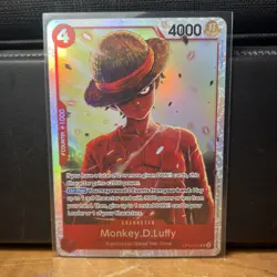 MONKEY.D.LUFFY OP12-015 Legacy of the Master Foil TCG 🔥 - Image 1