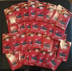 One Piece OP13 Carrying on His Will Sleeved Boosters (Lot of 31) SEALED - Image 1