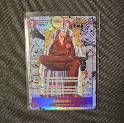 One Piece Card Game Sakazuki manga AA OP16-065 Gem-Mint - Image 1