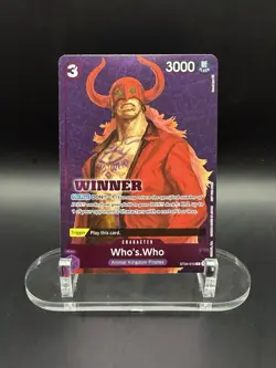 One Piece Who’s-Who Winner Promo ST04-010 Tournament Prize Card NM/Mint - Image 1