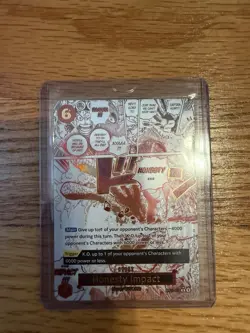 Bandai Honesty Impact OP11-018 A Fist of Divine Speed Rare Foil Alt Art - Image 1