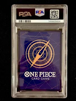 ONE PIECE Monkey D Luffy AZURE SEA'S SEVEN #OP14-013 SUPER RARE PSA 10 SR - Image 2
