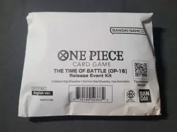 1x One Piece TCG OP16 Release Event Kit The Time Of Battle Sealed - Image 1