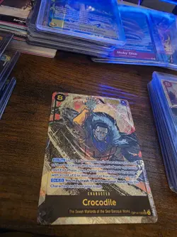 Bandai One Piece Card Game Crocodile OP14-120 Special Alt Art Foil 8 Cost - Image 1