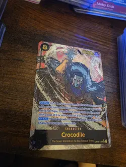 Bandai One Piece Card Game Crocodile OP14-120 Special Alt Art Foil 8 Cost - Image 2