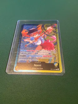 One Piece TCG Nami - OP11-041 Set Foil English Promo EX - Image 1