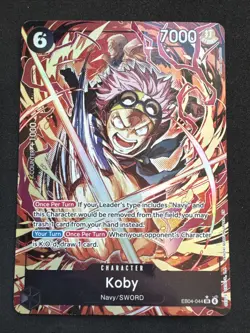 One Piece Koby EB04-044 Alt Parallel Foil English OP15 SR Alternate Art - Image 1