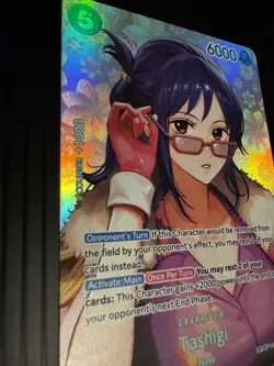 One Piece OP14 Tashigi SP Special Card Full Art Parallel NM English OP14-029 GEM - Image 5
