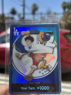 One Piece Dodgers Promo Card Monkey D. Luffy 2026 - Image 1