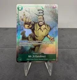 Bandai One Piece Mr.3 (Galdino) ST30-014 Special Full Art Foil EN - Image 1