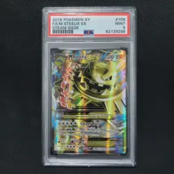 2016 Pokemon: M STEELIX EX 109/114 - [Full Art] - [XY Steam Siege] - Mint PSA 9 - Image 1