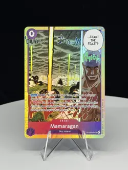 Bandai One Piece TCG Mamaragan Event Sky Island OP15-078 SR Foil English - Image 1