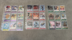 ONE PIECE Card Bundle Lot of 54 Cards in Binder Keeper Pages Lot #79 - Image 1
