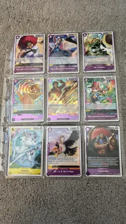 ONE PIECE Card Bundle Lot of 54 Cards in Binder Keeper Pages Lot #79 - Image 3