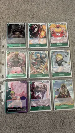 ONE PIECE Card Bundle Lot of 54 Cards in Binder Keeper Pages Lot #79 - Image 5