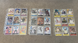 ONE PIECE Card Bundle Lot of 54 Cards in Binder Keeper Pages Lot #83 - Image 1