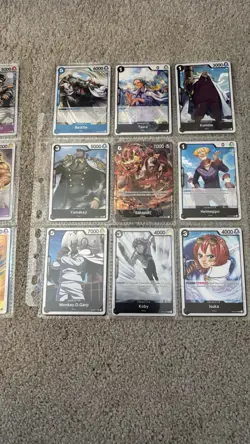 ONE PIECE Card Bundle Lot of 54 Cards in Binder Keeper Pages Lot #83 - Image 4