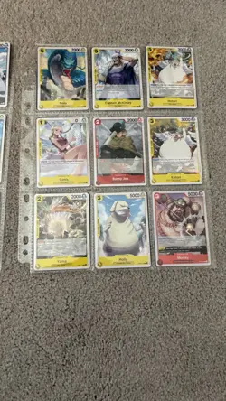 ONE PIECE Card Bundle Lot of 54 Cards in Binder Keeper Pages Lot #83 - Image 5