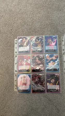 ONE PIECE Card Bundle Lot of 36 Cards in Binder Keeper Pages Lot #84 - Image 3
