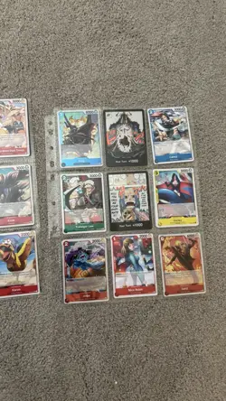 ONE PIECE Card Bundle Lot of 36 Cards in Binder Keeper Pages Lot #84 - Image 5