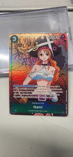 Bandai One Piece Nami Alternate Art Foil OP02-036 Paramount War 5000 Power - Image 1