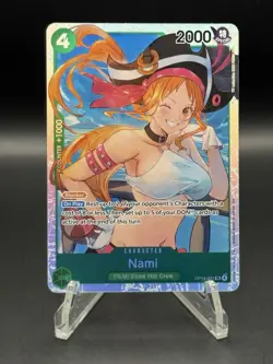 Nami SR OP14-031 The Azure Sea's Seven Foil One Piece TCG - Image 1