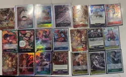 One Piece TCG Card Lot Luffy Op13-001 And More - Image 1