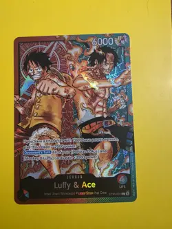 Luffy & Ace ST30-001 Leader Starter Deck EX Luffy & Ace One Piece English NM - Image 3