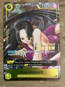 Boa Hancock P-115 OP15 Release Event Winner Promo One Piece English NM - Image 1