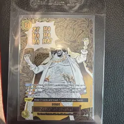 ZEHAHAHAHA! ALT ART MANGA EVENT OP16-116 One Piece The Time of Battle English NM - Image 1