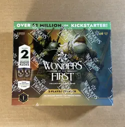 NEW SEALED Wonders of the First 2-Player Starter Set Kit With Bonus Packs CCG. - Image 1