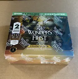NEW SEALED Wonders of the First 2-Player Starter Set Kit With Bonus Packs CCG. - Image 2