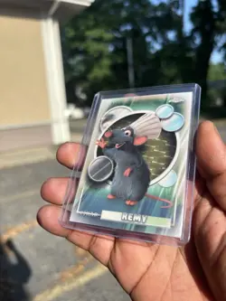Topps Chrome 2026 Pixar Ratatouille Remy Superfractor 1/1 Trading Card - Image 2