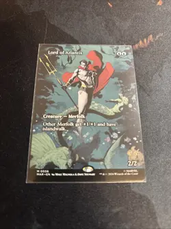Mtg Lord Of Atlantis BORDERLESS - Marvel Universe Eternal-legal + Bonus Foils - Image 1