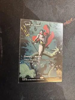 Mtg Lord Of Atlantis BORDERLESS - Marvel Universe Eternal-legal + Bonus Foils - Image 4