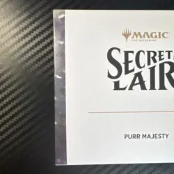 Secret Lair MTG Cats Are the Best Drop Purr Majesty Non-Foil Edition Sealed - Image 3