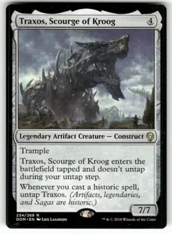 Traxos, Scourge of Kroog 234 Rare Dominaria Magic: The Gathering Near Mint - Image 1