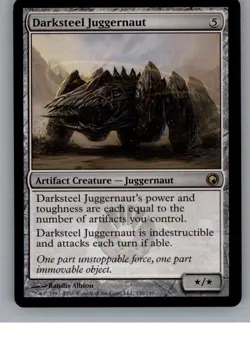 Darksteel Juggernaut 150 Rare Scars of Mirrodin Magic: The Gathering Near Mint - Image 1