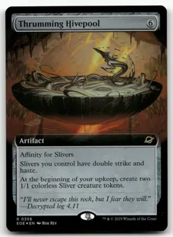 Thrumming Hivepool (Extended Art) #356 (Foil) NM Edge of Eternities Magic MTG - Image 1