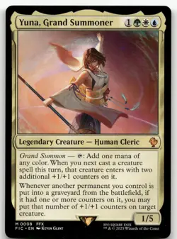 Yuna, Grand Summoner #8 (NM) Final Fantasy FIC Magic MTG - Image 1