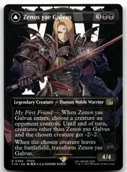 Zenos yae Galvus (Borderless) #384 (NM) Final Fantasy FIN Magic MTG - Image 1