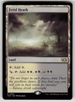 Fetid Heath Normal R Commander: Tarkir: Dragonstorm 362 NM - Image 1