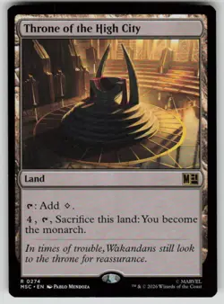 Throne of the High City Rare Commander: Marvel Super Heroes 274 MTG NM 2026 - Image 1