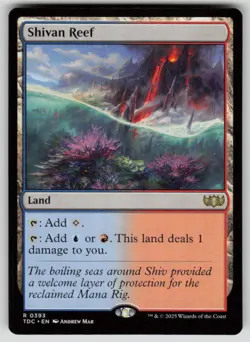 Shivan Reef Normal R Commander: Tarkir: Dragonstorm 393 NM - Image 1