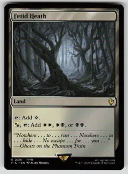 Fetid Heath Rare Commander: FINAL FANTASY 391 MTG Near Mint 2025 - Image 1