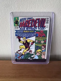 MTG Marvel Daredevil Foil Comic Cover Card #398 NM Magic The Gathering Card - Image 1
