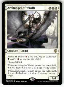 Archangel of Wrath 3 Rare Dominaria United Magic: The Gathering Near Mint - Image 1