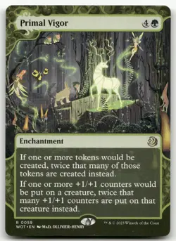 Primal Vigor #59 (NM) Wilds of Eldraine WOT Magic MTG - Image 1