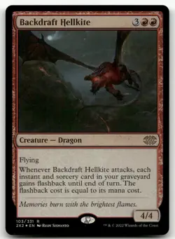 Backdraft Hellkite #103 (Foil) (NM) Double Masters 2022 2X2 Magic MTG - Image 1