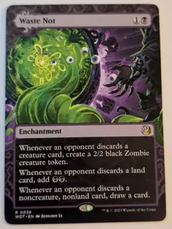 WASTE NOT Wilds of Eldarine Enchanting Tales NM - Image 1